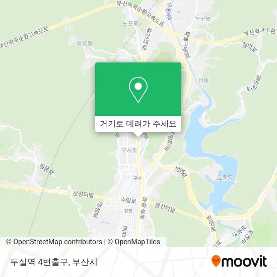 두실역 4번출구 지도