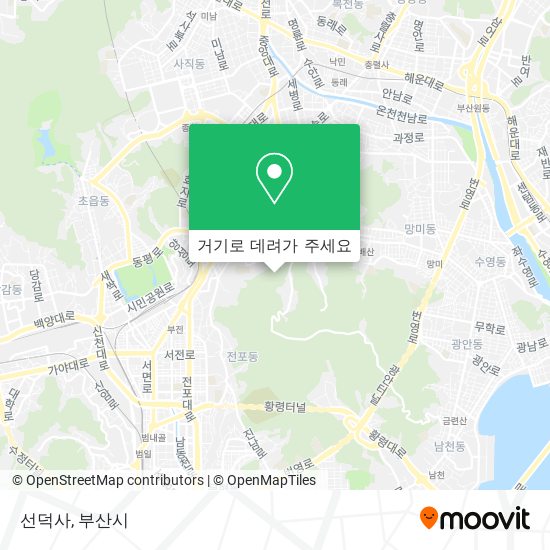 선덕사 지도