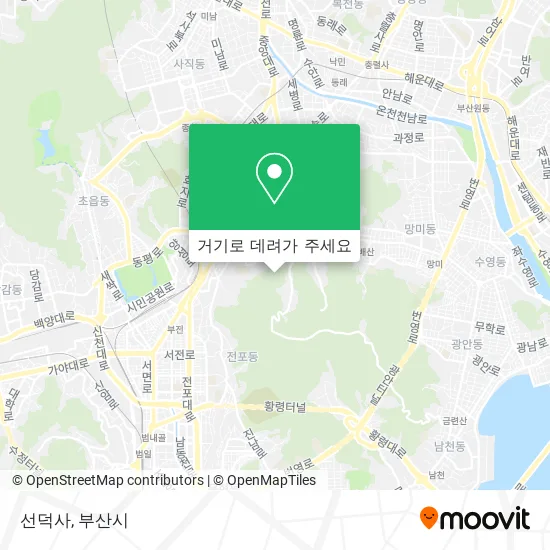 선덕사 지도