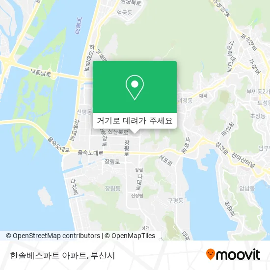 한솔베스파트 아파트 지도