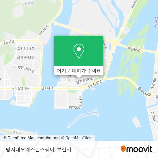 명지네오웨스턴스퀘어 지도