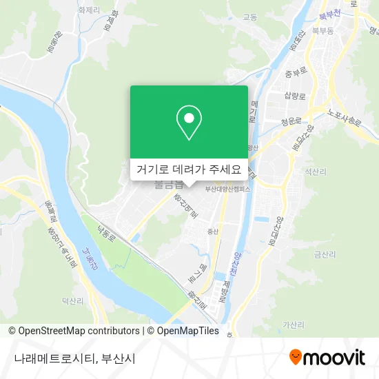 나래메트로시티 지도