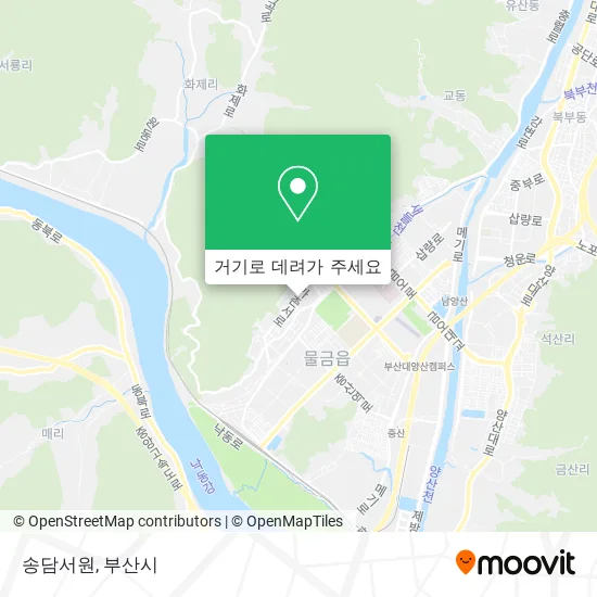 송담서원 지도