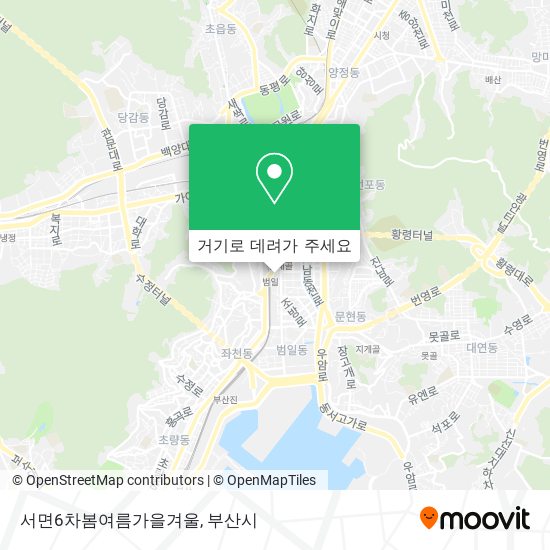 서면6차봄여름가을겨울 지도