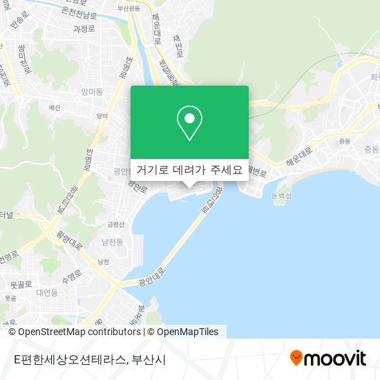 E편한세상오션테라스 지도