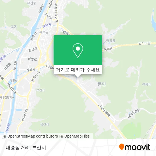 내송삼거리 지도