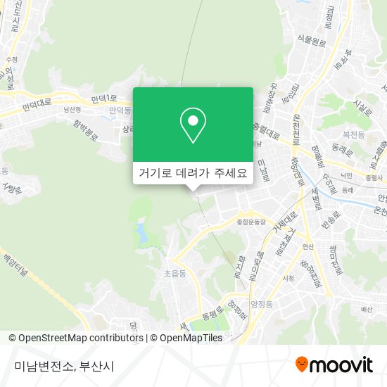 미남변전소 지도