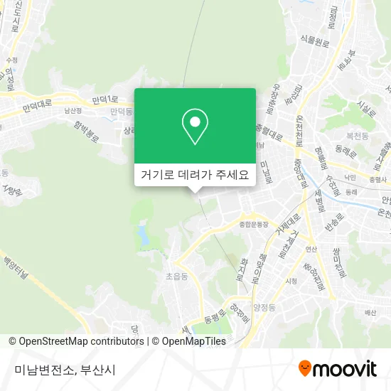 미남변전소 지도