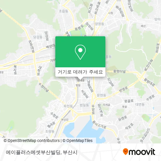 에이플러스에셋부산빌딩 지도
