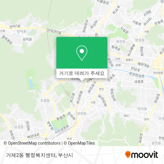 거제2동 행정복지센터 지도