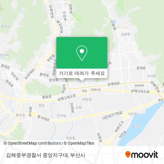 김해중부경찰서 중앙지구대 지도