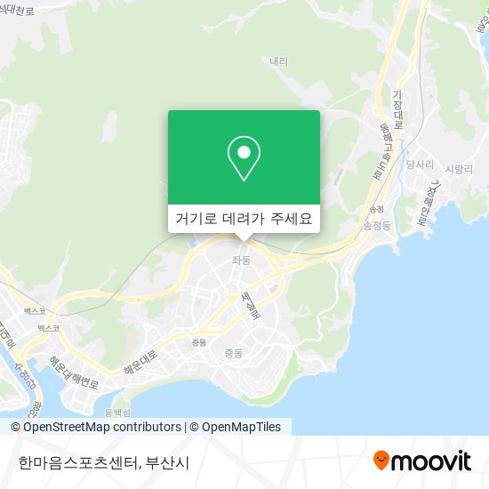 한마음스포츠센터 지도