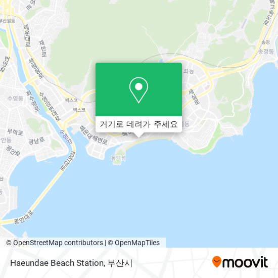 Haeundae Beach Station 지도