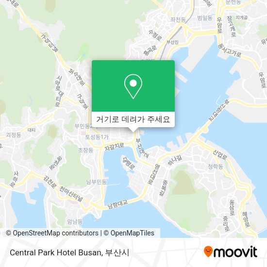 Central Park Hotel Busan 지도
