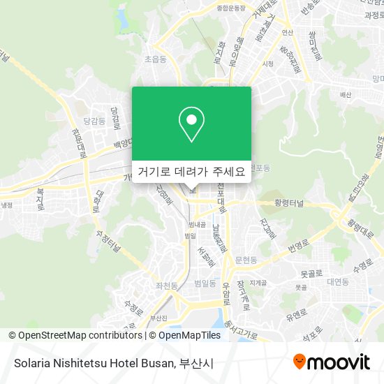 Solaria Nishitetsu Hotel Busan 지도