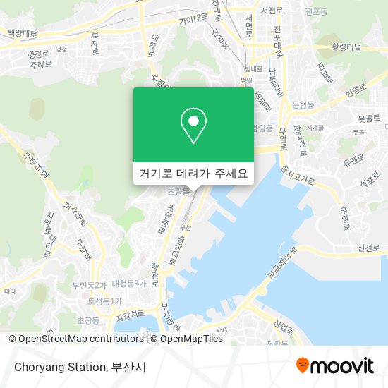 Choryang Station 지도