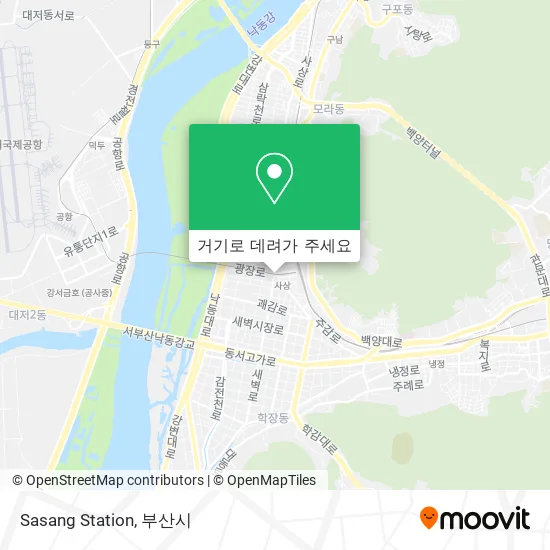 Sasang Station 지도