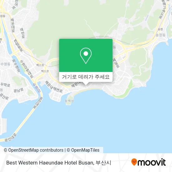 Best Western Haeundae Hotel Busan 지도