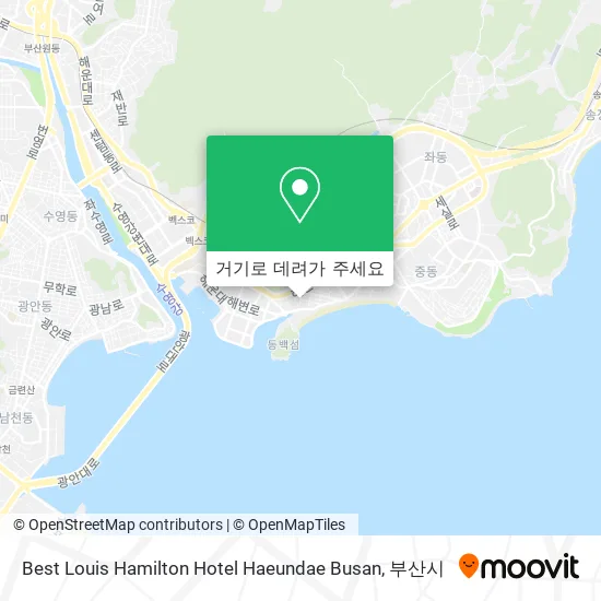 Best Louis Hamilton Hotel Haeundae Busan 지도