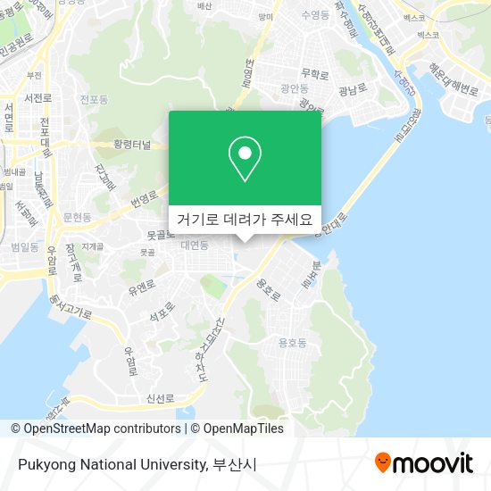 Pukyong National University 지도