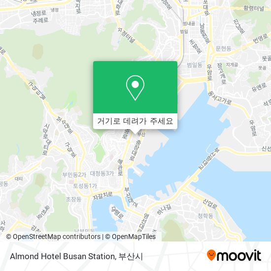 Almond Hotel Busan Station 지도