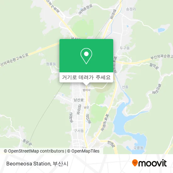 Beomeosa Station 지도