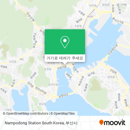 Nampodong Station South Korea 지도