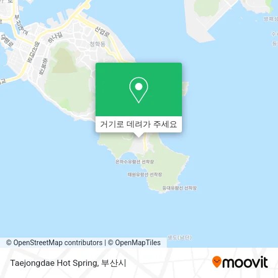 Taejongdae Hot Spring 지도