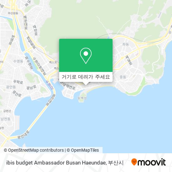 ibis budget Ambassador Busan Haeundae 지도