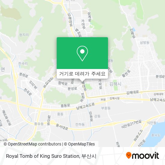 Royal Tomb of King Suro Station 지도