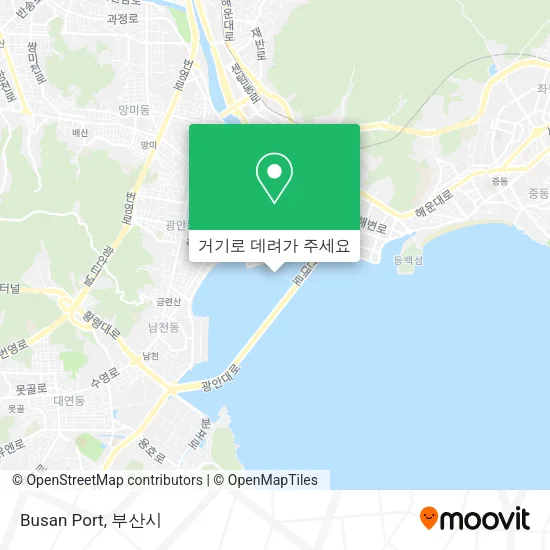 Busan Port 지도