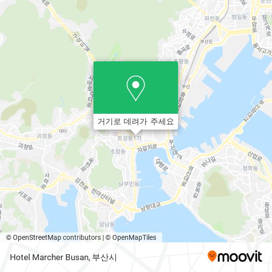 Hotel Marcher Busan 지도