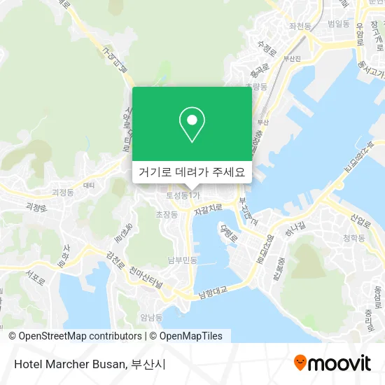 Hotel Marcher Busan 지도