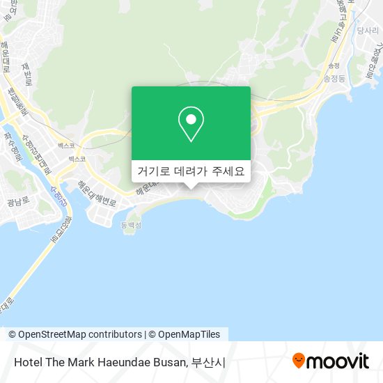 Hotel The Mark Haeundae Busan 지도