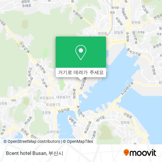 Bcent hotel Busan 지도