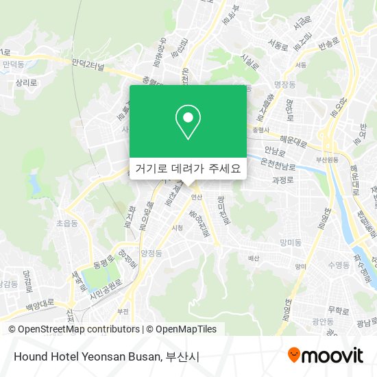 Hound Hotel Yeonsan Busan 지도