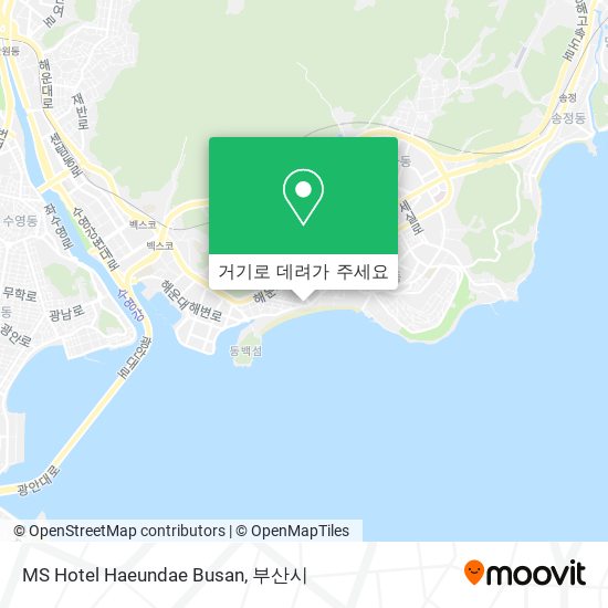 MS Hotel Haeundae Busan 지도