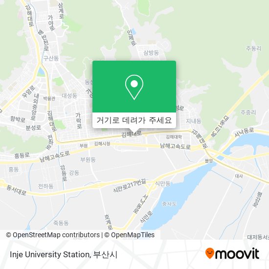 Inje University Station 지도