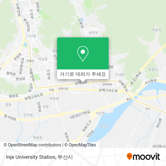 Inje University Station 지도