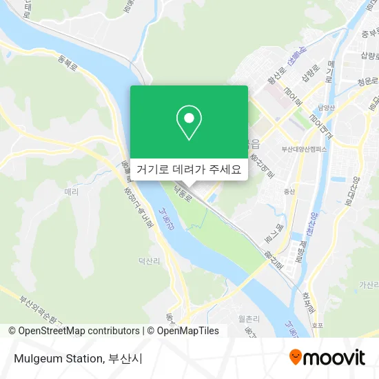 Mulgeum Station 지도