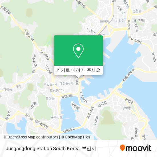Jungangdong Station South Korea 지도
