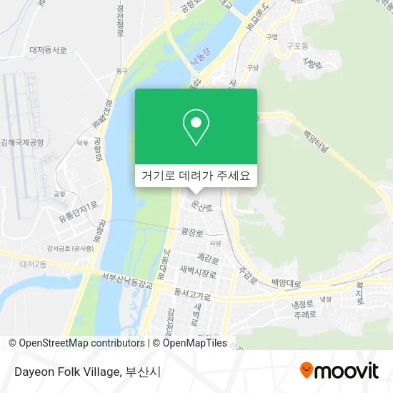 Dayeon Folk Village 지도