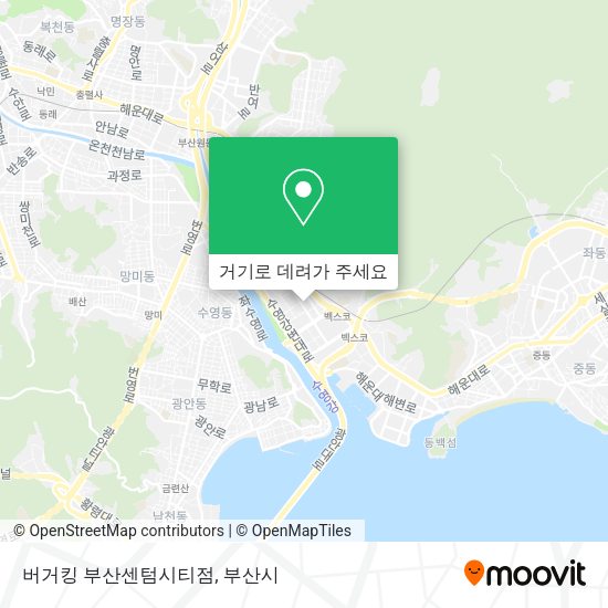 버거킹 부산센텀시티점 지도