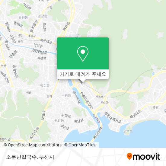 소문난칼국수 지도