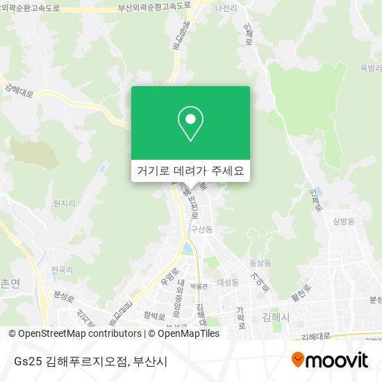 Gs25 김해푸르지오점 지도