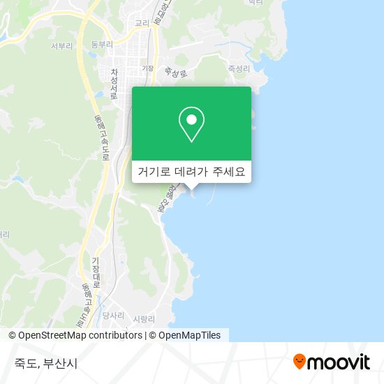 죽도 지도