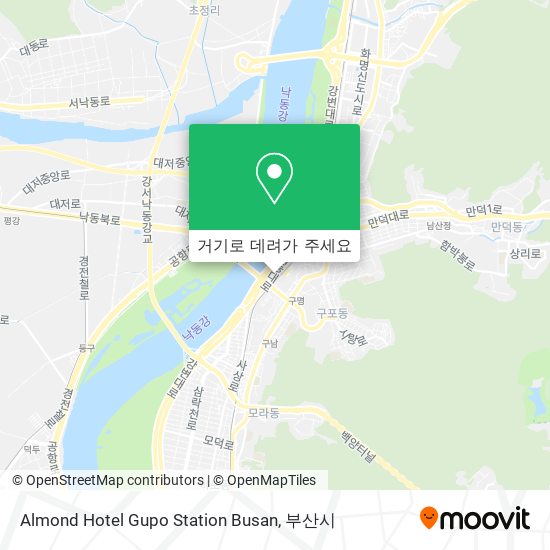 Almond Hotel Gupo Station Busan 지도