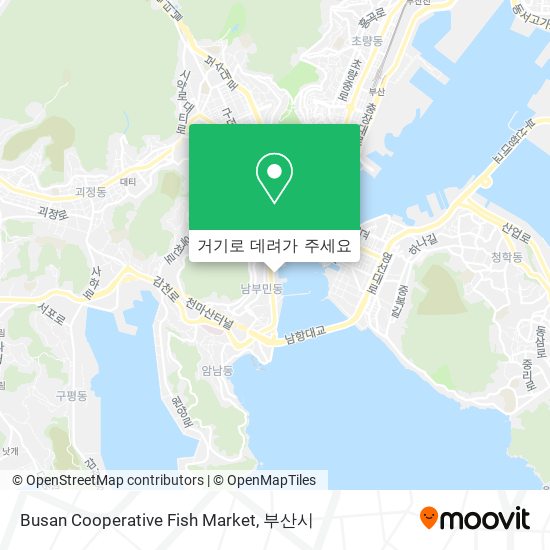 Busan Cooperative Fish Market 지도