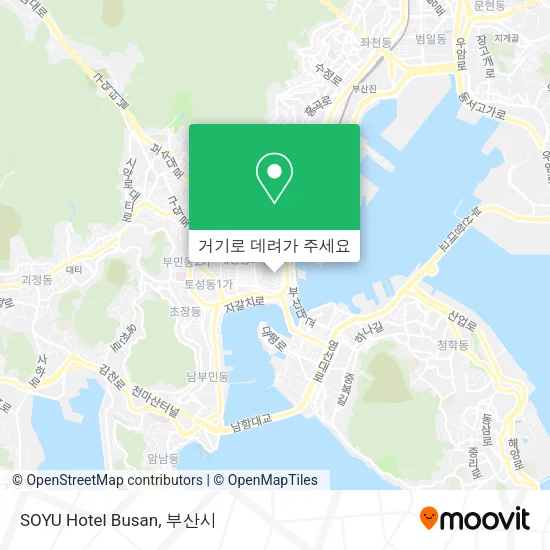 SOYU Hotel Busan 지도