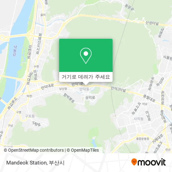 Mandeok Station 지도